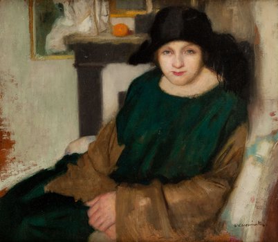 Alfons Karpiński - Dama w szmaragdzie