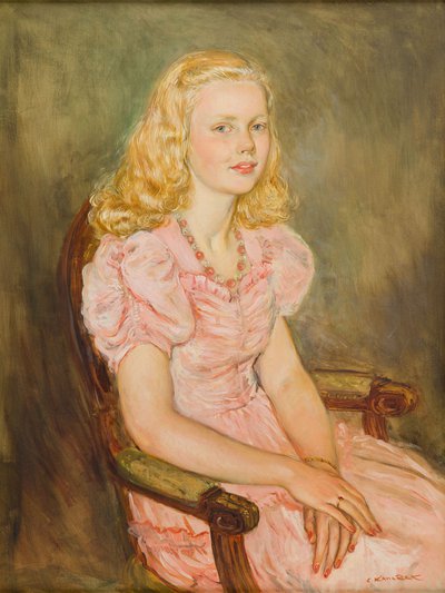 Eliasz Kanarek - Portret Dorothei Vogel