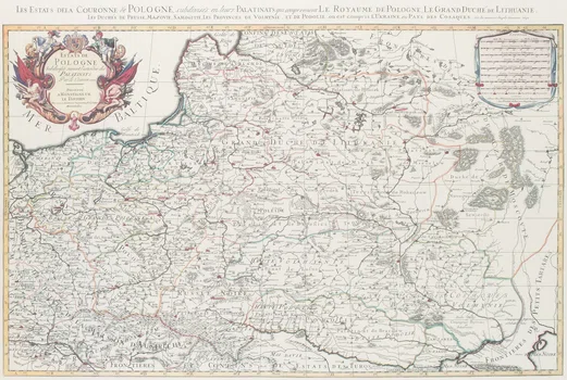 Mapa Rzeczpospolitej wg Guillaume'a Sansona i Alexisa Huberta Jaillota z 1675 roku, Pierre Mortier