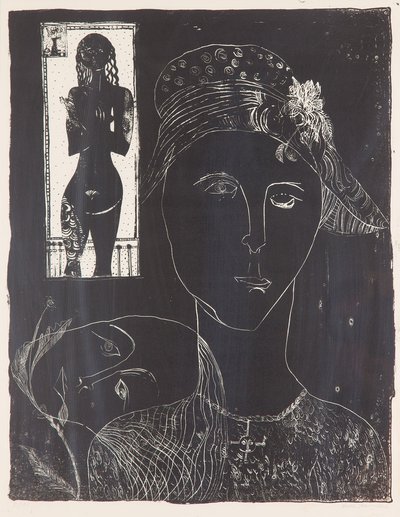 Ewa Kuryluk - "Autoportret w kapeluszu"