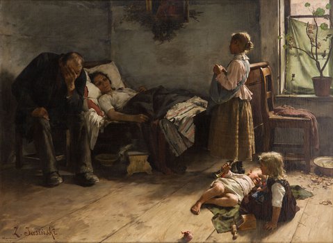 Zdzisław Jasiński - "Chora matka"