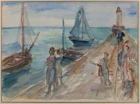Henryk Epstein - Port w Quiberon