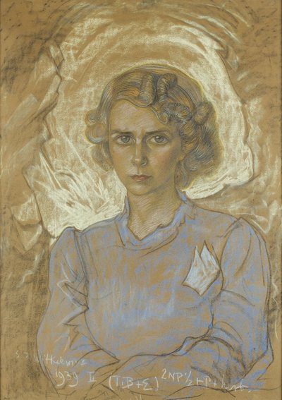 Stanisław Ignacy Witkiewicz (Witkacy) - Portret Wandy Janiszowskiej-Groniowskiej