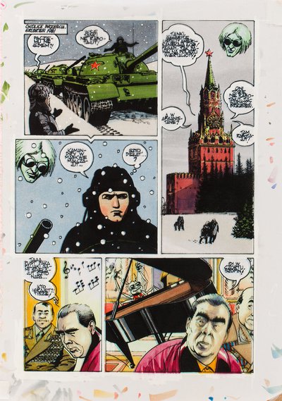 Bogusław Polch - "Na białym szumie", zestaw plansz 6/6