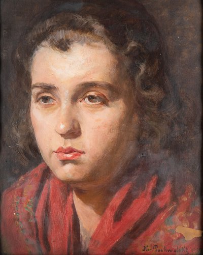 Kazimierz Teofil Pochwalski - Portret dziewczyny
