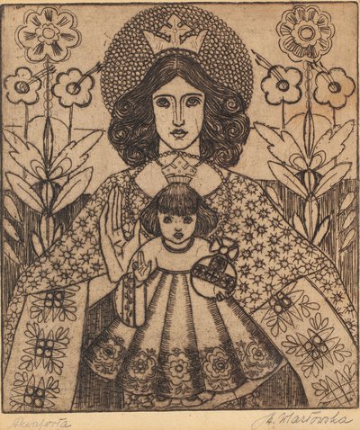 Maria Wlazowska-Epstein - Madonna z Dzieciątkiem