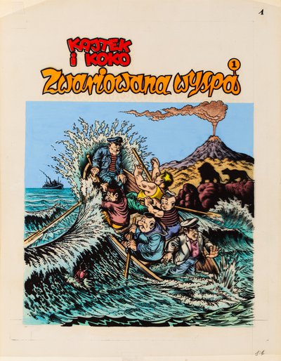 Janusz Christa - "Zwariowana wyspa", okładka