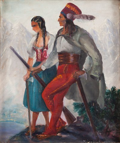 Jan Kazimierz Dzieliński - Harnaś i góralka
