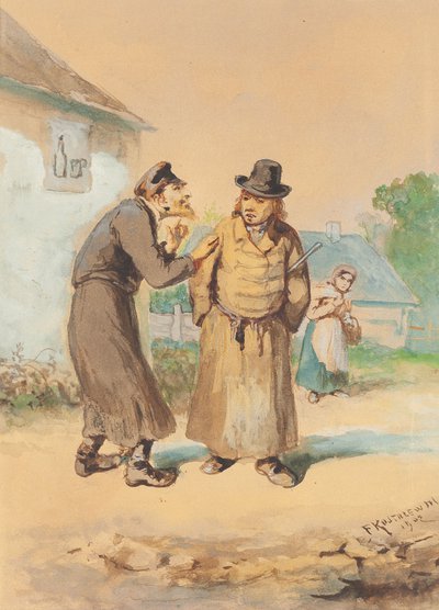 Franciszek Kostrzewski - Scena rodzajowa