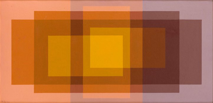 Hannes Beckmann - "Color Study for Double Shadows over Yellow"