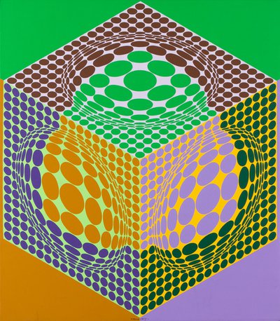 Victor Vasarely - "Kezek"