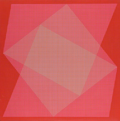 Julian Stańczak - "Fragmented Square"