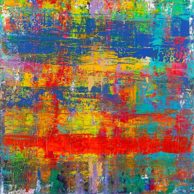 Gossia Zielaskowska - Light green red moody color city map