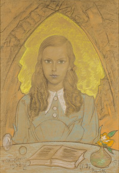 Stanisław Ignacy Witkiewicz (Witkacy) - Portret dziewczynki