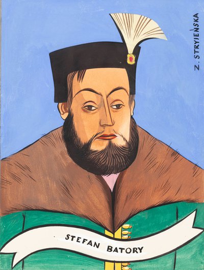 Zofia Stryjeńska - "Stefan Batory"
