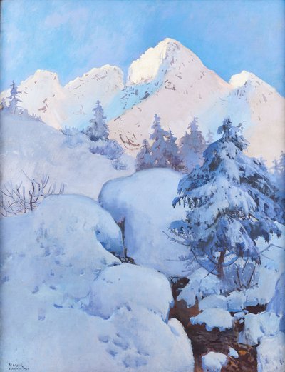 Stanisław Gałek - Śniegi w Dolinie Rybiego Potoku