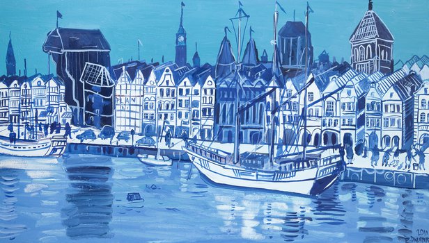 Edward Dwurnik - "Gdańsk (5)"