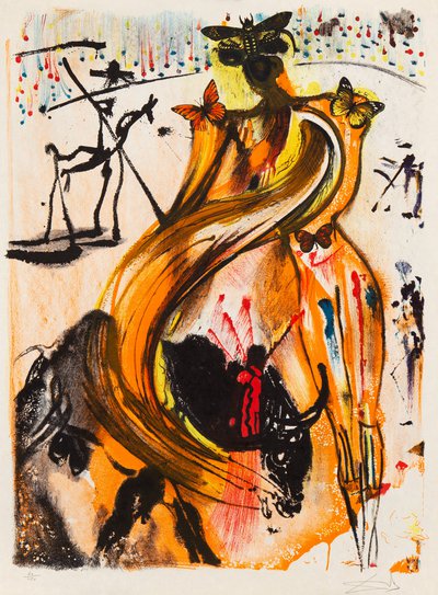 Salvador Dali - Toreador z motylami (Tauromachie aux papillons)