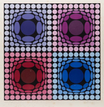 Victor Vasarely - Bez tytułu