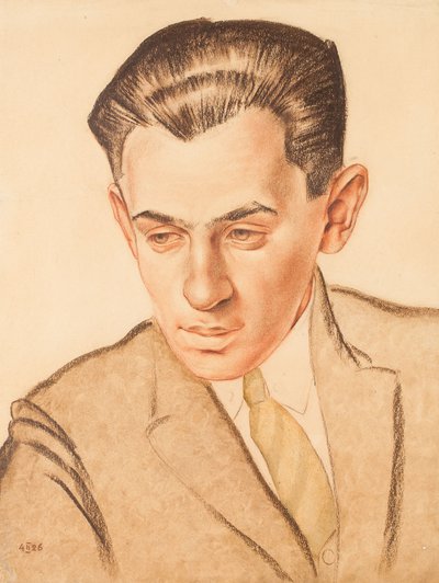 Bolesław Cybis - Popiersie młodego mężczyzny (dwustronny)