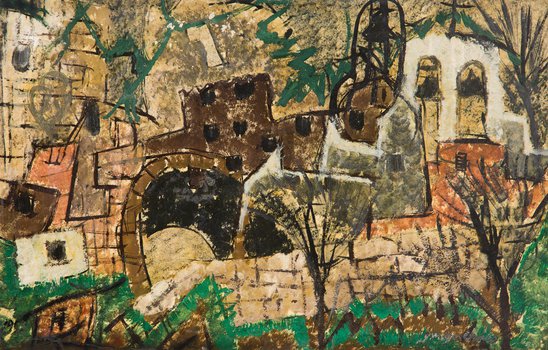 Jacques Chapiro - Widok południowe wsi
