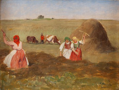 Włodzimierz Tetmajer - "Zbiór siana"
