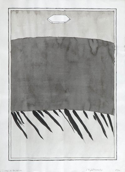 Stanislaw Fijalkowski - Szkic do epitafium, 1991 r.