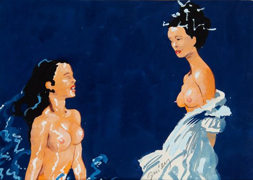 Waldemar Świerzy - Ilustracja dla magazynu Playboy