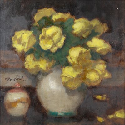 Alfons Karpiński - Róze w wazonie