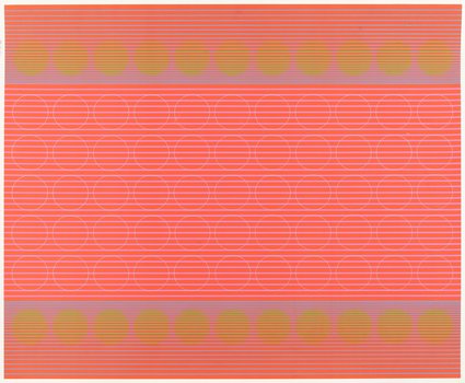 Julian Stańczak - "Centered Rings"