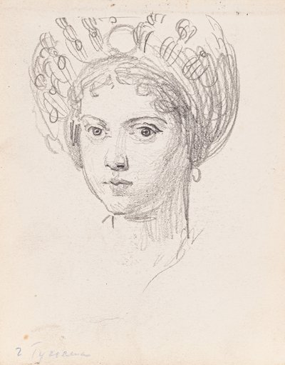Józef Mehoffer - Portret kobiety, według Tycjana