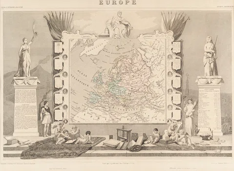 Europe (Ancien Continent) , Victor Levasseur