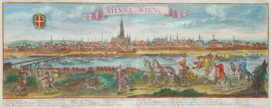 Widok Wiednia, Johann Christoph Hafner
