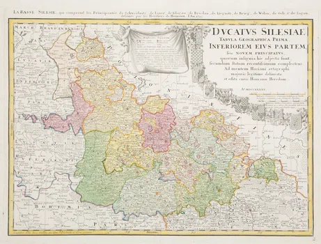 Mapa Śląska, Johann Matthias Haas