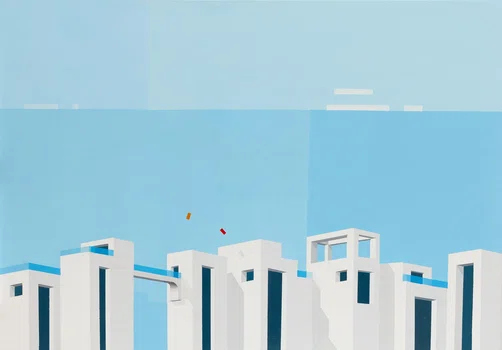 "Białe miasto 01", Tomasz Bartelik