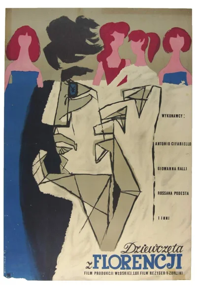 Poster "Dziewczęta z Florencji", Józef Mroszczak