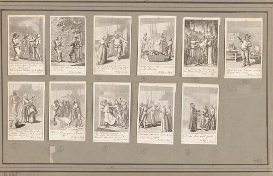 Ilusracje do "Wesołych kumoszek z Windsoru" W. Shakespeare`a (11 grafik), Daniel Chodowiecki