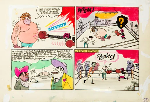 "Tytus, Romek i A’Tomek. Księga VI – Tytus Olimpijczykiem", plansza nr 25, Henryk Jerzy Chmielewski