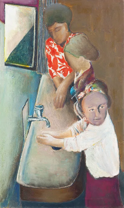 "Przy umywalce", Andrzej Cisowski