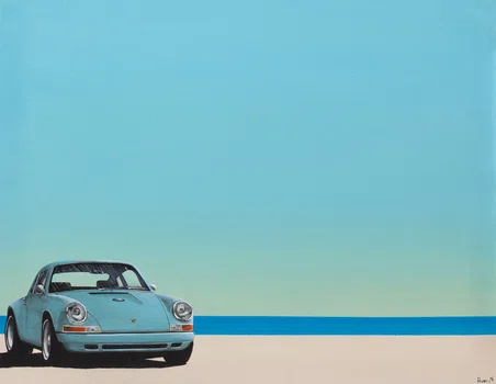 "Sky blue", Hugo Giza