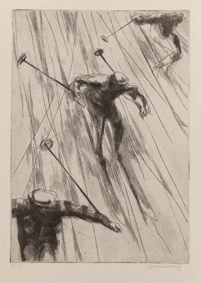 "Narciarze" ("Zjazd"), Andrzej Jurkiewicz