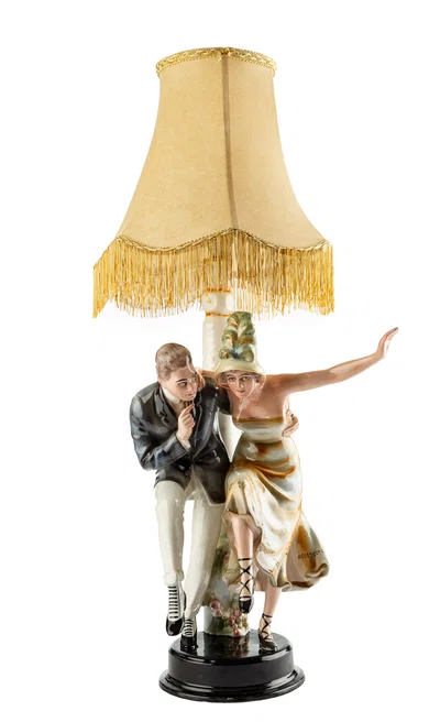 Podstawa do lampy "Tancerze", Wytwórnia Fajansu w Pacykowie