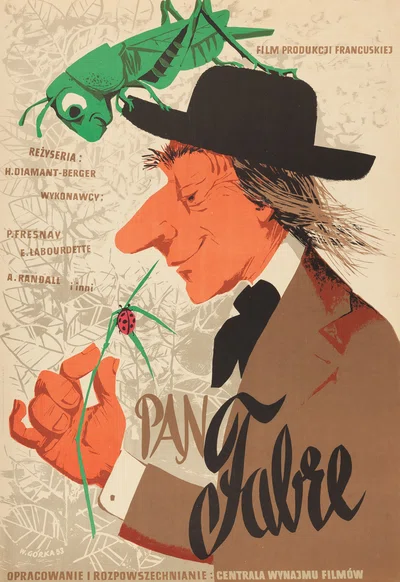 Plakat do filmu "Pan Fabre", Wiktor Górka