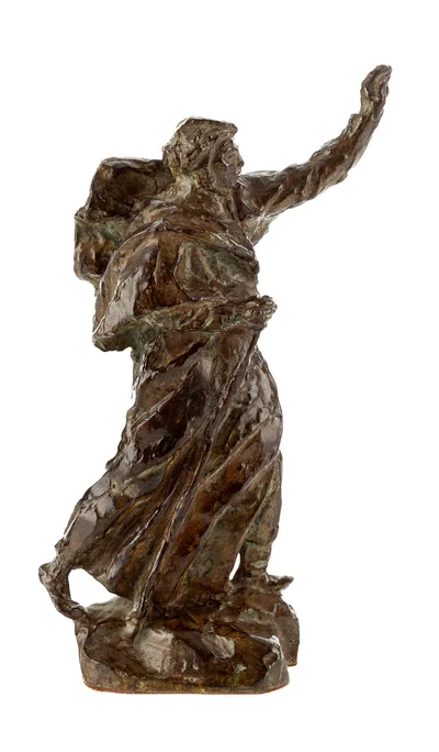"Adam Mickiewicz - studium" ("Adam Mickiewicz - esquisse"), Antoine Bourdelle