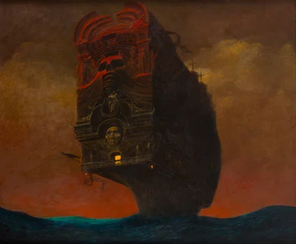 Bez tytułu (Oczekiwanie), Zdzisław Beksiński