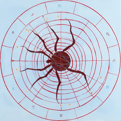 "Louise Bourgeois" z cyklu "Kosmogramy", Agnieszka Brzeżańska
