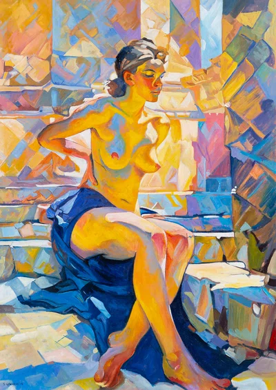 "Mieszczanka wśród ruin", Sławomir Gębczyński