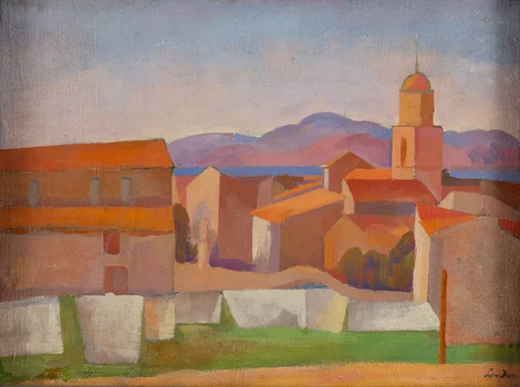 Widok Collioure, Zygmunt Landau