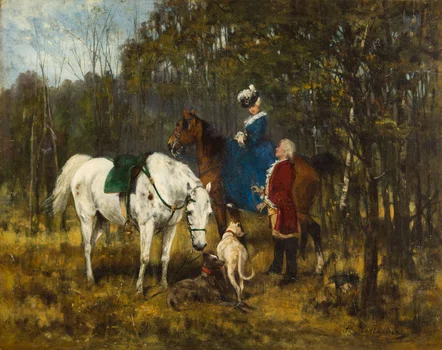 Na przejażdżce, Jan Chełmiński