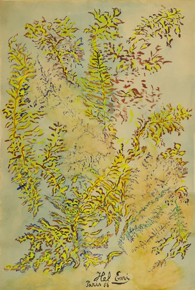 "Jesienna abstrakcja roślinna", Helena Berlewi